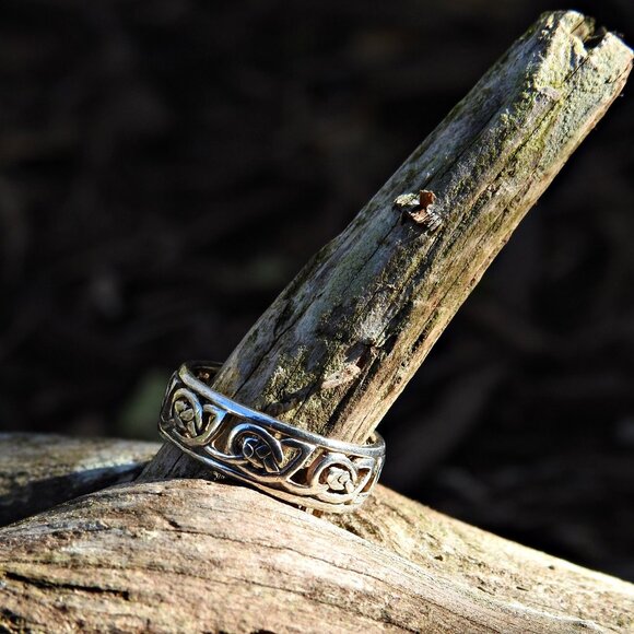 Source Unknown Jewelry - 2/$13 Celtic Sterling Silver Ring Band Size 4.75